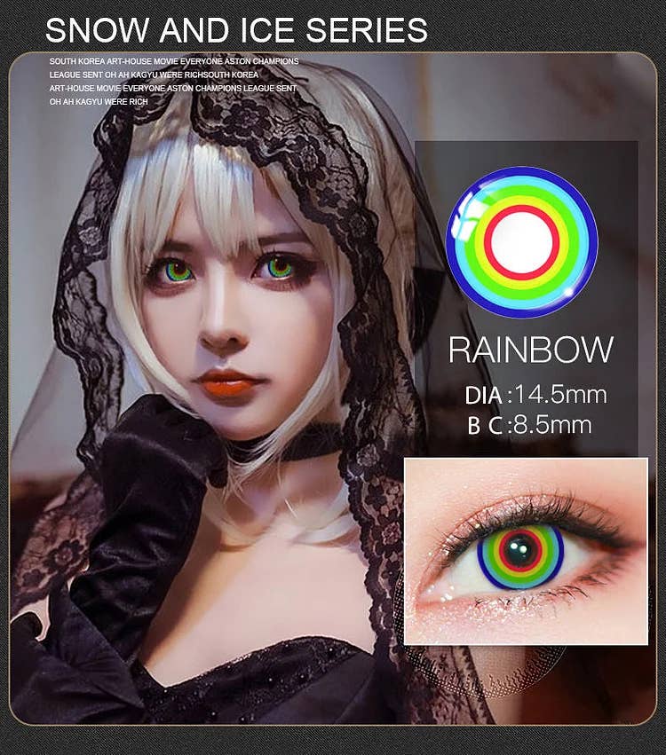 ELKLENS Radiation Purple Colored Contact Lenses