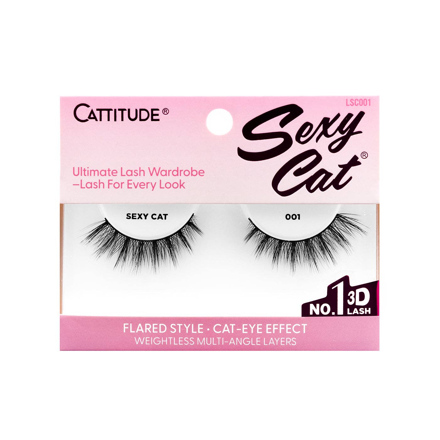 EBIN NEW YORK - CATTITUDE Lashes - Sexy Cat (001)