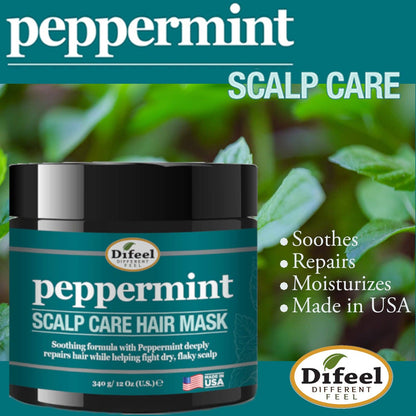 Peppermint Scalp Care Hair Mask 12 oz.