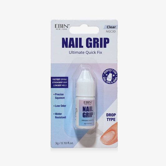 EBIN NEW YORK - Nail Grip: Clear♥Drop