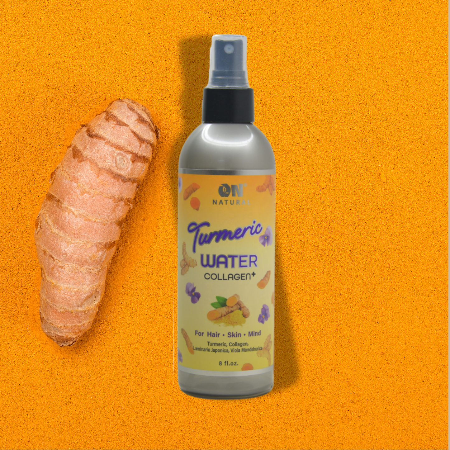 ON Natural USA - ON NATURAL - Turmeric Water [Collagen] 8oz: 8 oz