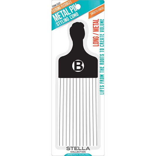 Metal Pik Styling Comb – Long Metal Teeth