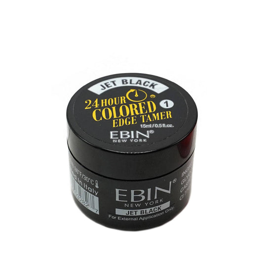 EBIN NEW YORK - 24 Hour Colored Edge Tamer - Jet Black: 0.5oz