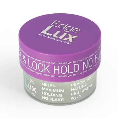 SM Beauty LLC - Lux Collection Edge Lux Edge Control Wax 48Hour Maximum Hold: Pineapple / 100g (12pc)