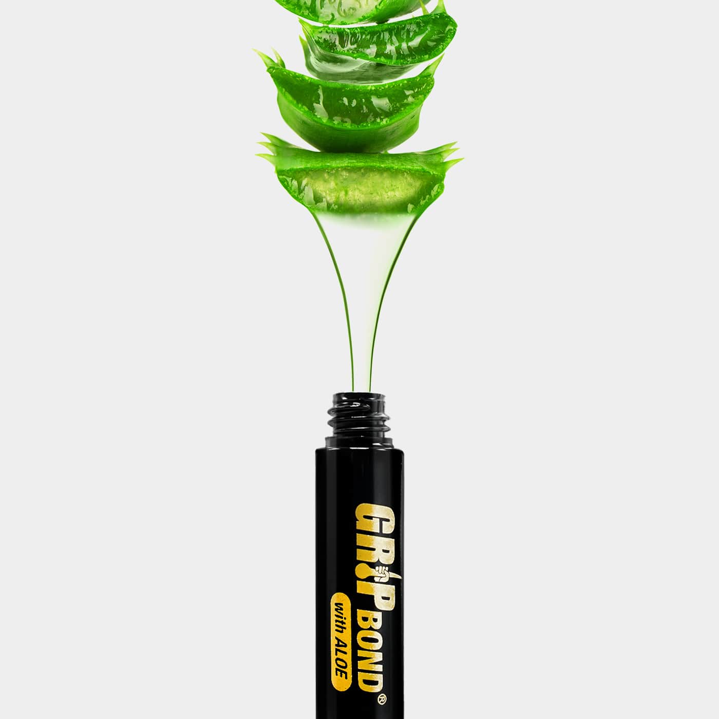 EBIN NEW YORK - GRIP BOND LASH ADHESIVE with ALOE - BLACK / BRUSH