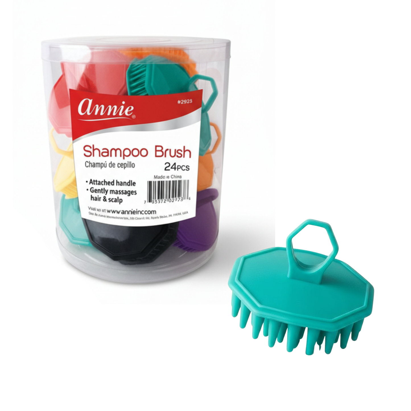 Annie Scalp Massage Brush - Asst Color