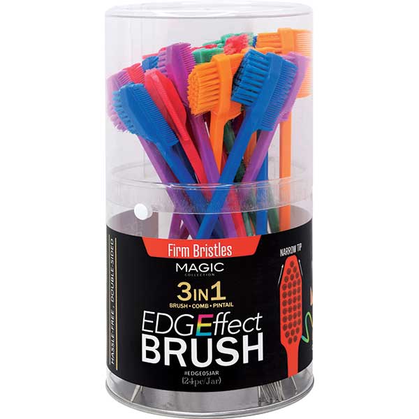 MAGIC COLLECTION EDGE BRUSH 3IN1 -  LEOPARD