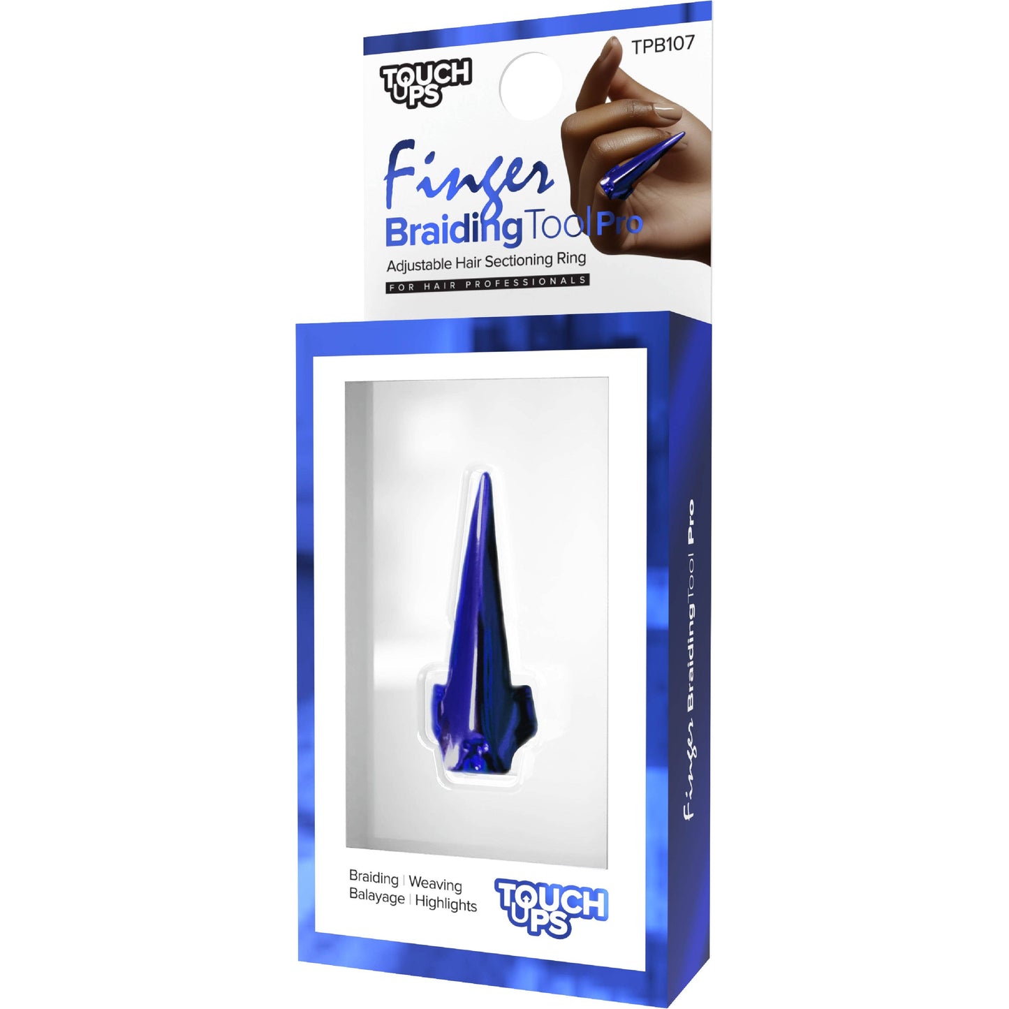 SM Beauty LLC - TouchUps - Finger Braiding Tool Pro: Gold / Single