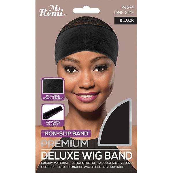 Ms. Remi - Premium - Deluxe Wig Band - Black