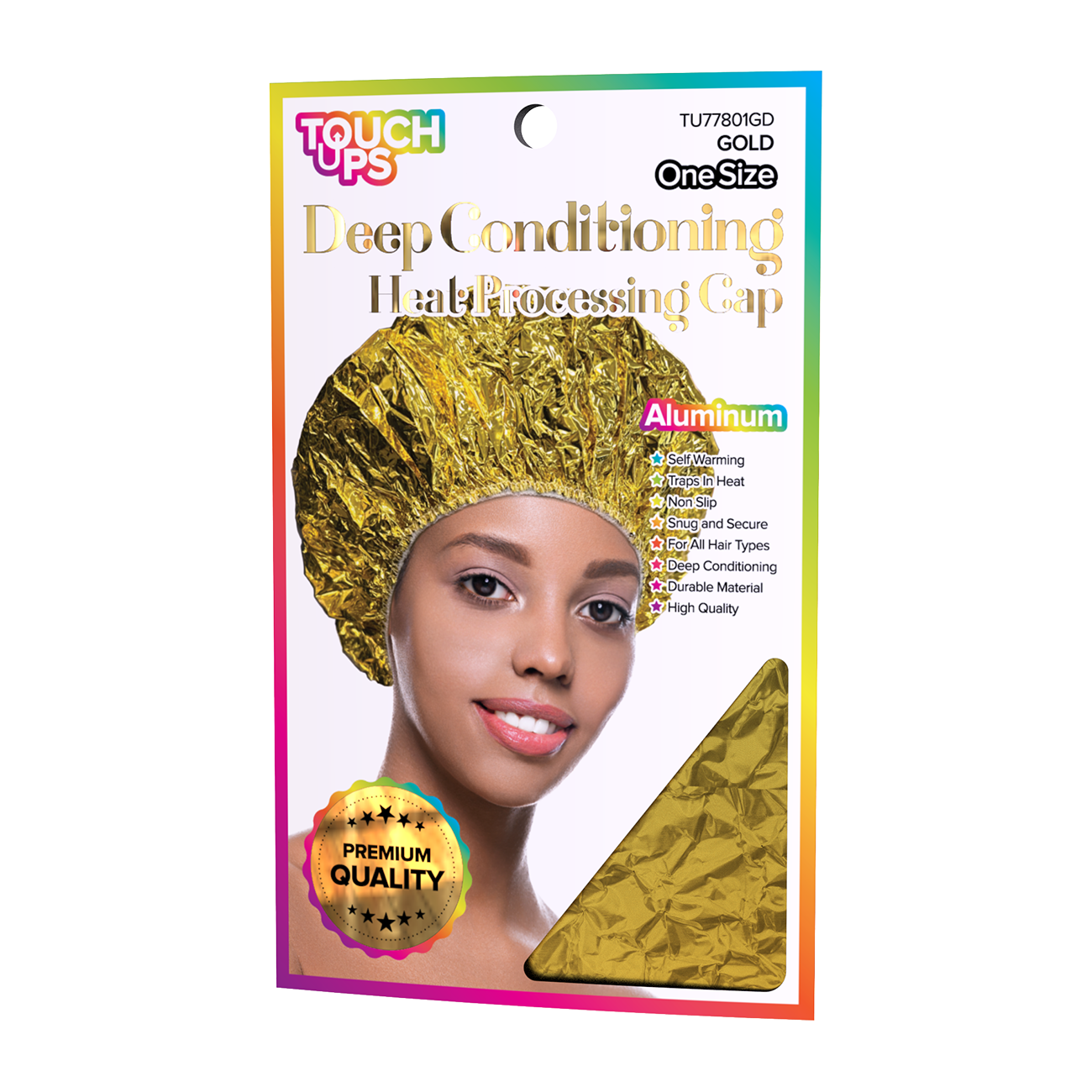 SM Beauty LLC - TouchUps - Deep Conditioning Heat Processing Cap: TU77801GD (12PCS)