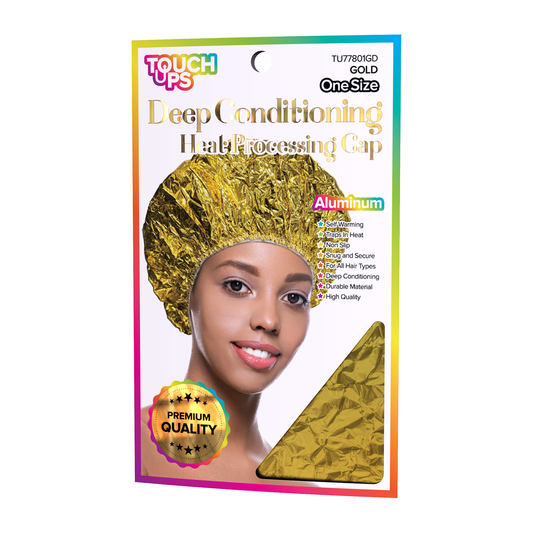SM Beauty LLC - TouchUps - Deep Conditioning Heat Processing Cap: TU77801GD (12PCS)