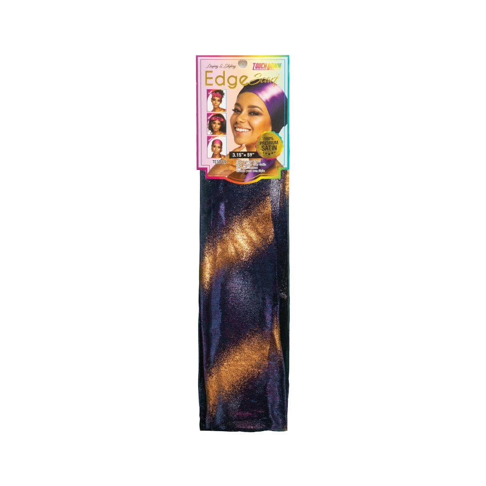 SM Beauty LLC - Edge Scarf | Printed Graphics (Assorted): TES129-130 Oriental Flower #1/ Flower #2 (12PCS)