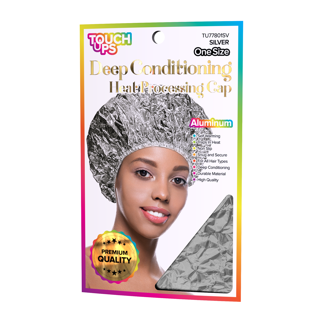 SM Beauty LLC - TouchUps - Deep Conditioning Heat Processing Cap: TU77801GD (12PCS)
