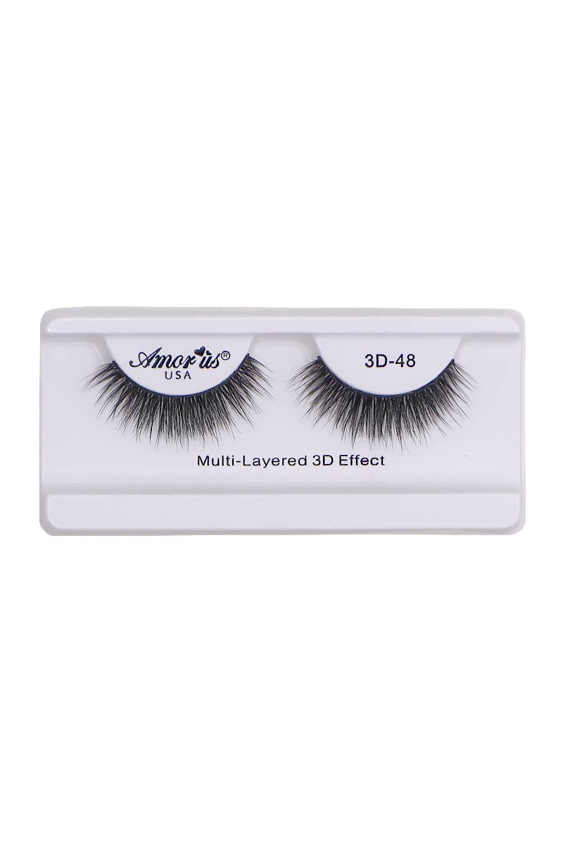 PINEAPPLE Beauty - AMORUS 3D-48 Silk Mink Volume Eyelashes - 12pc