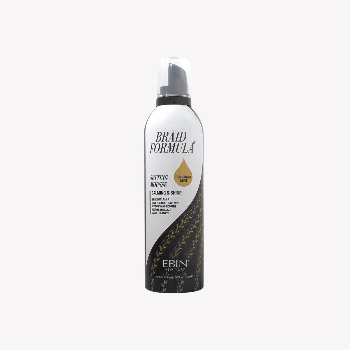 EBIN NEW YORK - SETTING MOUSSE CALMING & SHINE - ROSEMARY MINT: Travel / Mini