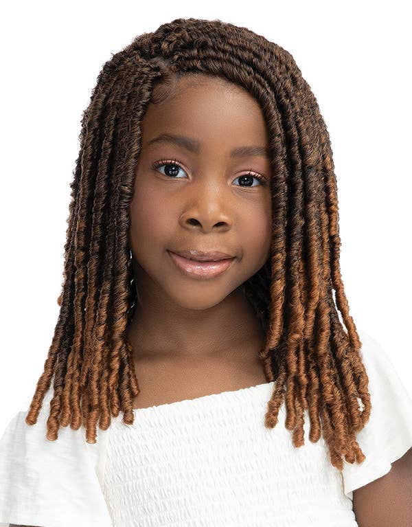 Esha Girl - Janet Nala Tress - 3X TEENY BORN LOCS 10"-1B