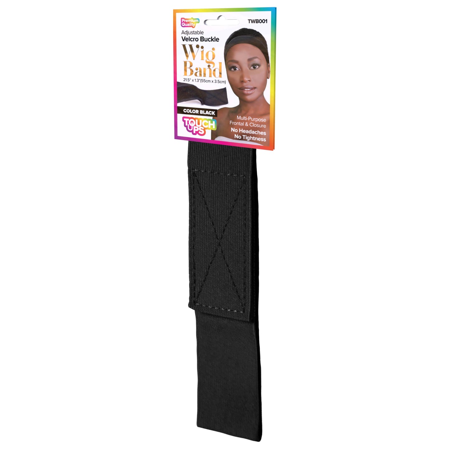 SM Beauty LLC - TouchUps - Adjustable Buckle Wig Band: TWB004 BROWN
