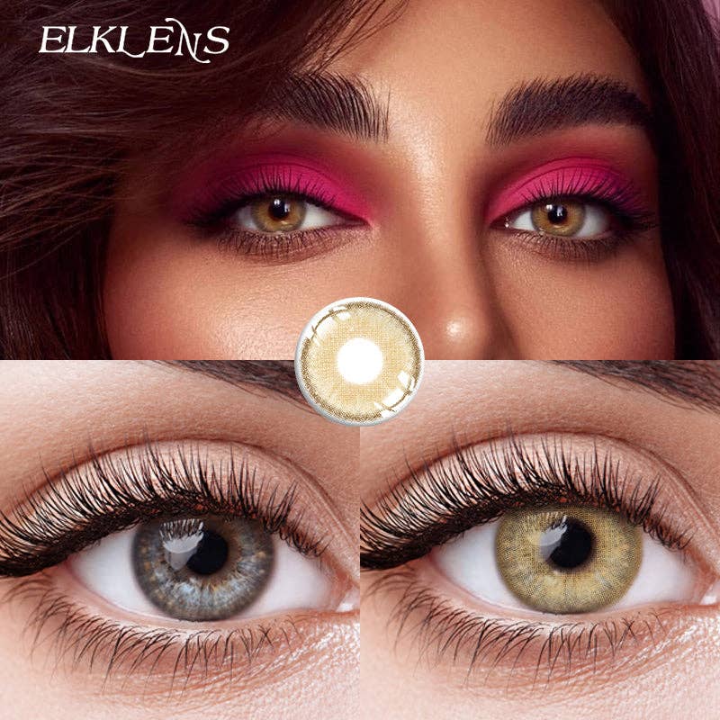 ELKLENS Dubai Brown Colored Contact Lenses