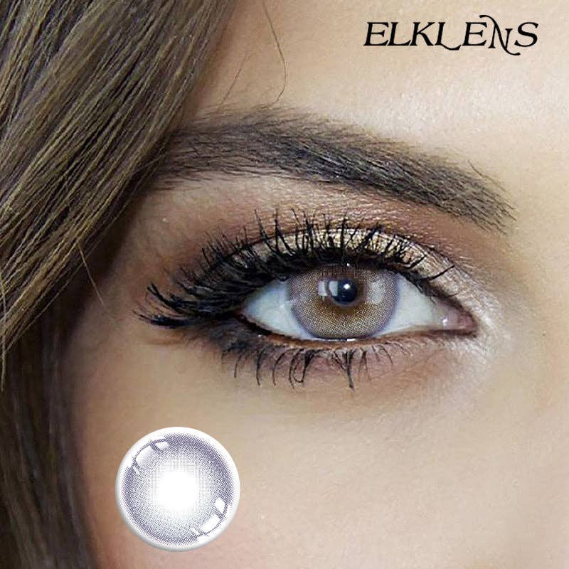 ELKLENS Moonlight Blue Prescription Colored Contact Lenses