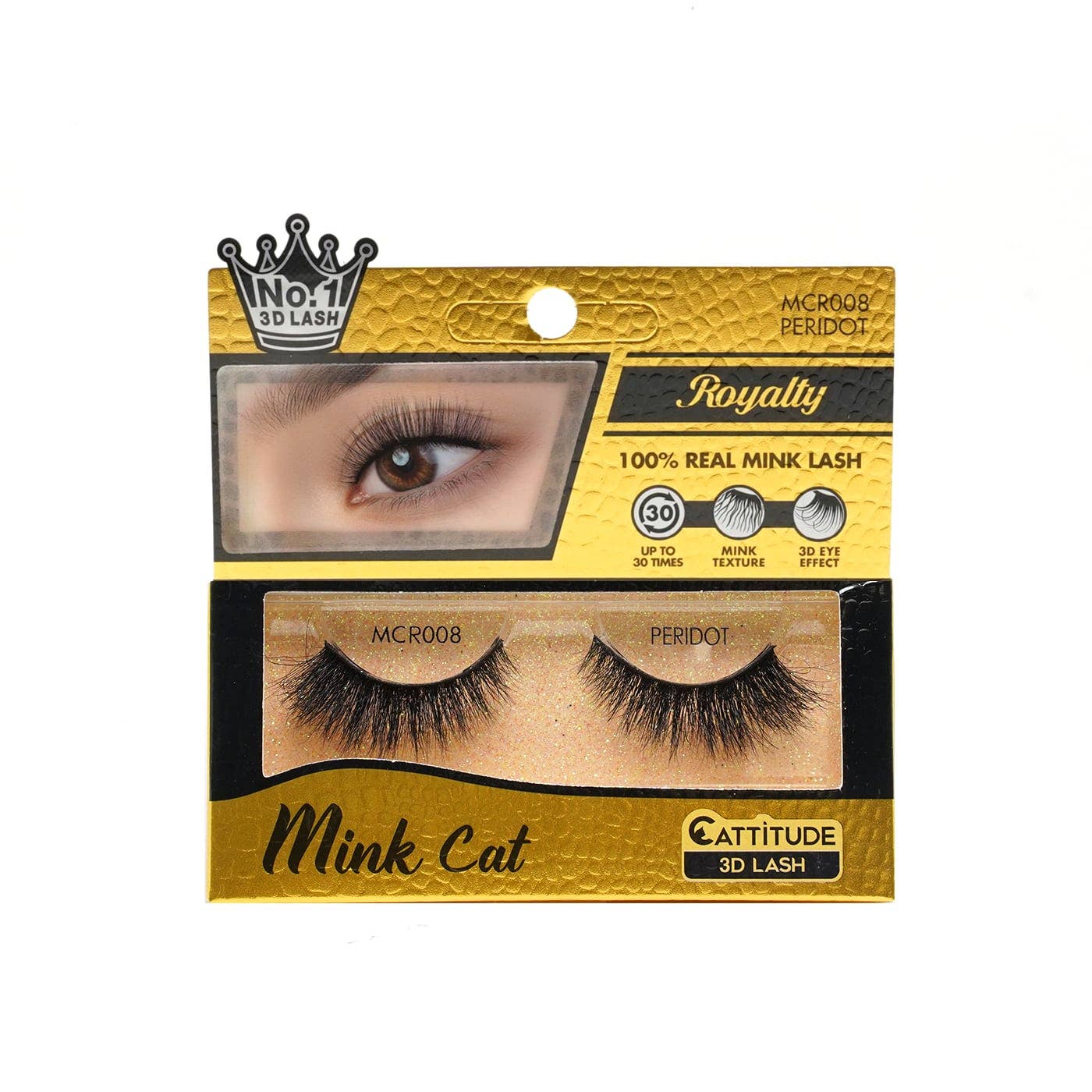 EBIN NEW YORK - Peridot - Royalty Mink Cat 3D Lashes