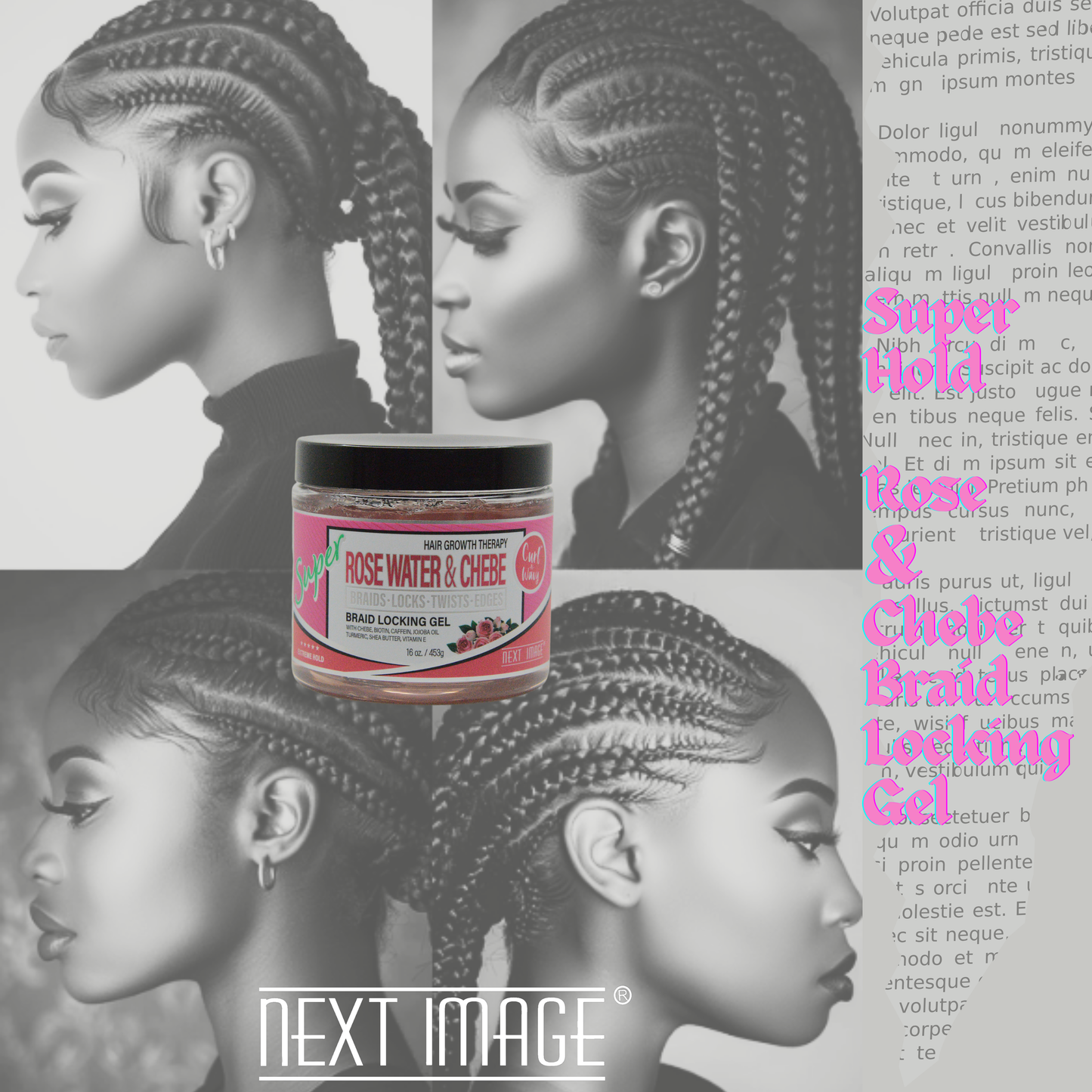 ON Natural USA - NEXT IMAGE - Braid Locking Gel Super Hold [Rose Water]: 3oz