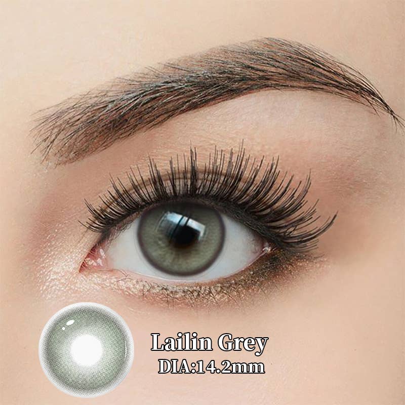 ELKLENS Lailin Grey Colored Contact Lenses