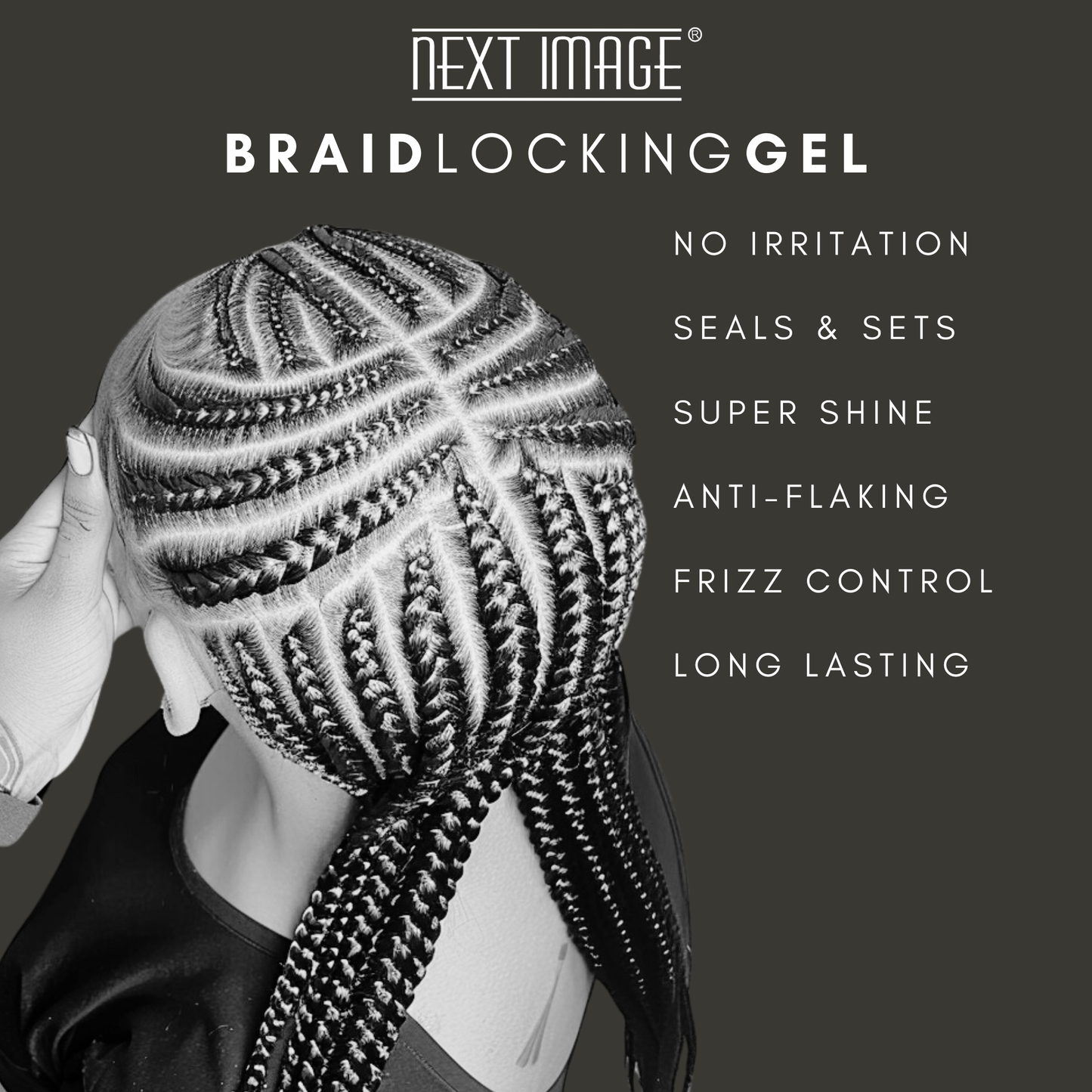 ON Natural USA - NEXT IMAGE - Braid Locking Gel Super Hold [Rose Water]: 3oz