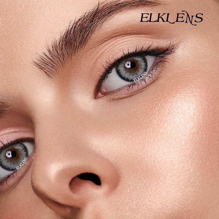 ELKLENS Tone Grey Colored Contact Lenses