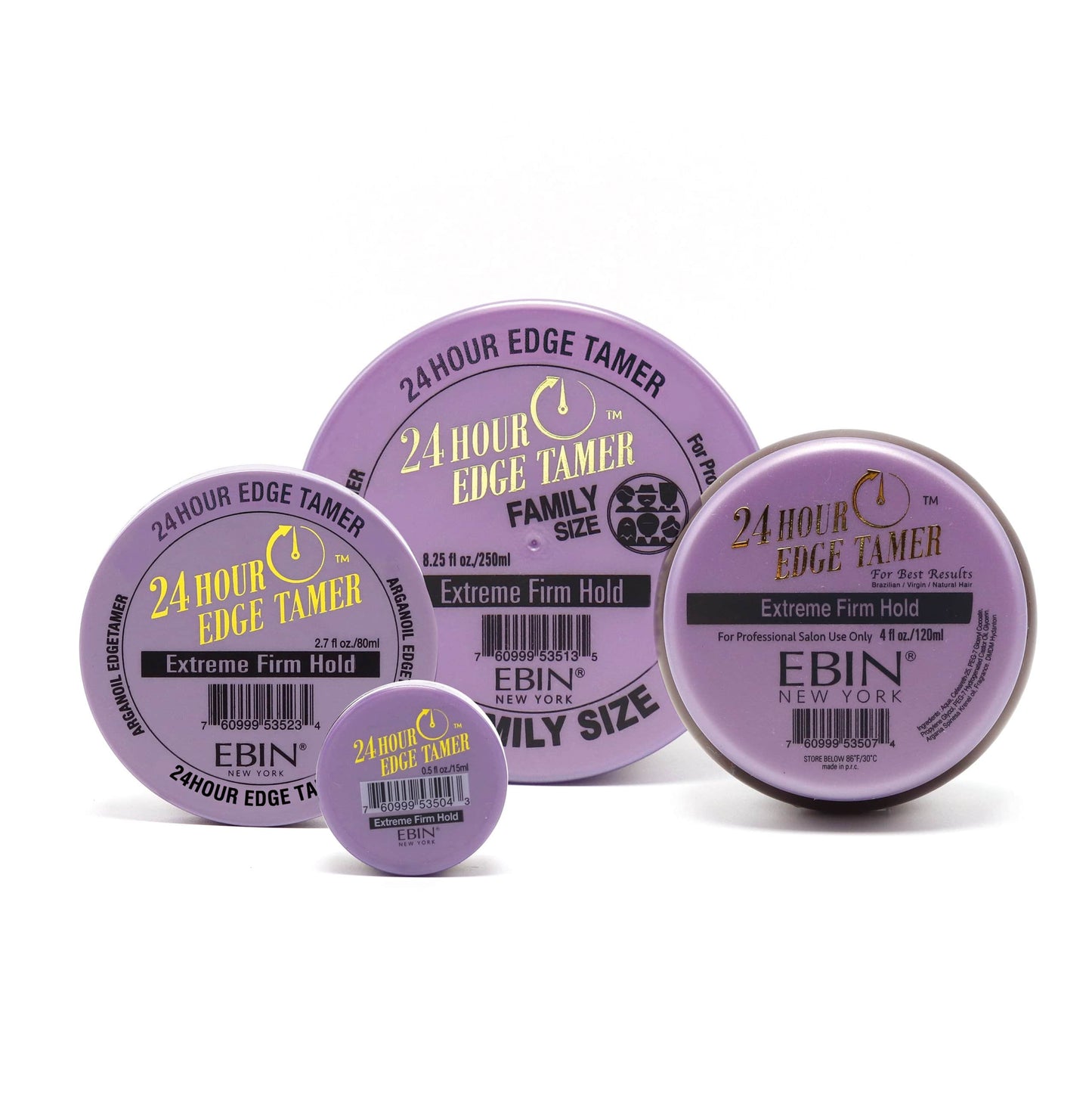 EBIN NEW YORK - 24 Hour Edge Tamer - Extreme Firm Hold 8.25oz/ 250ml