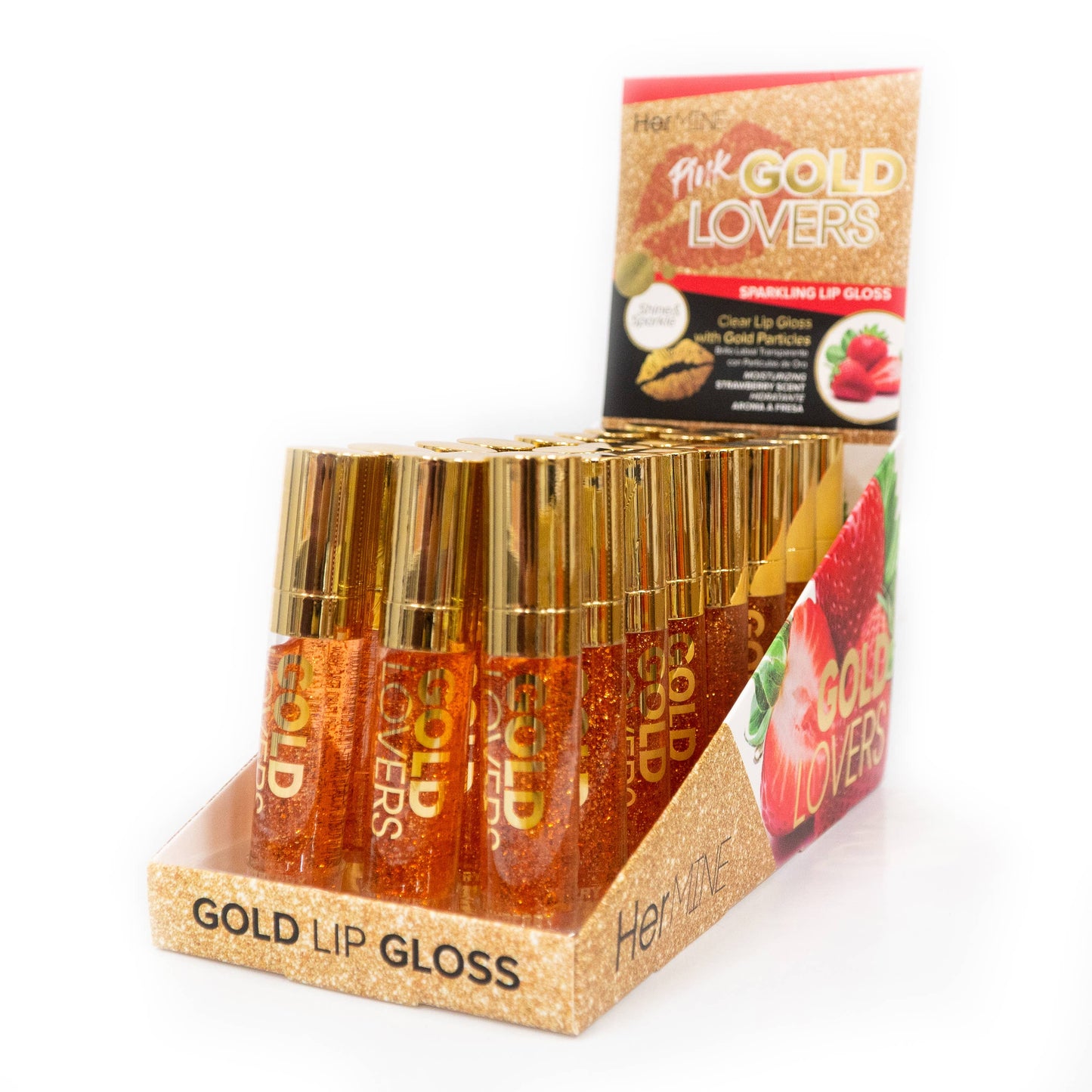 SM Beauty LLC - Hermine Gold Lovers Sparkling Clear Lip Gloss: Vitamin-C