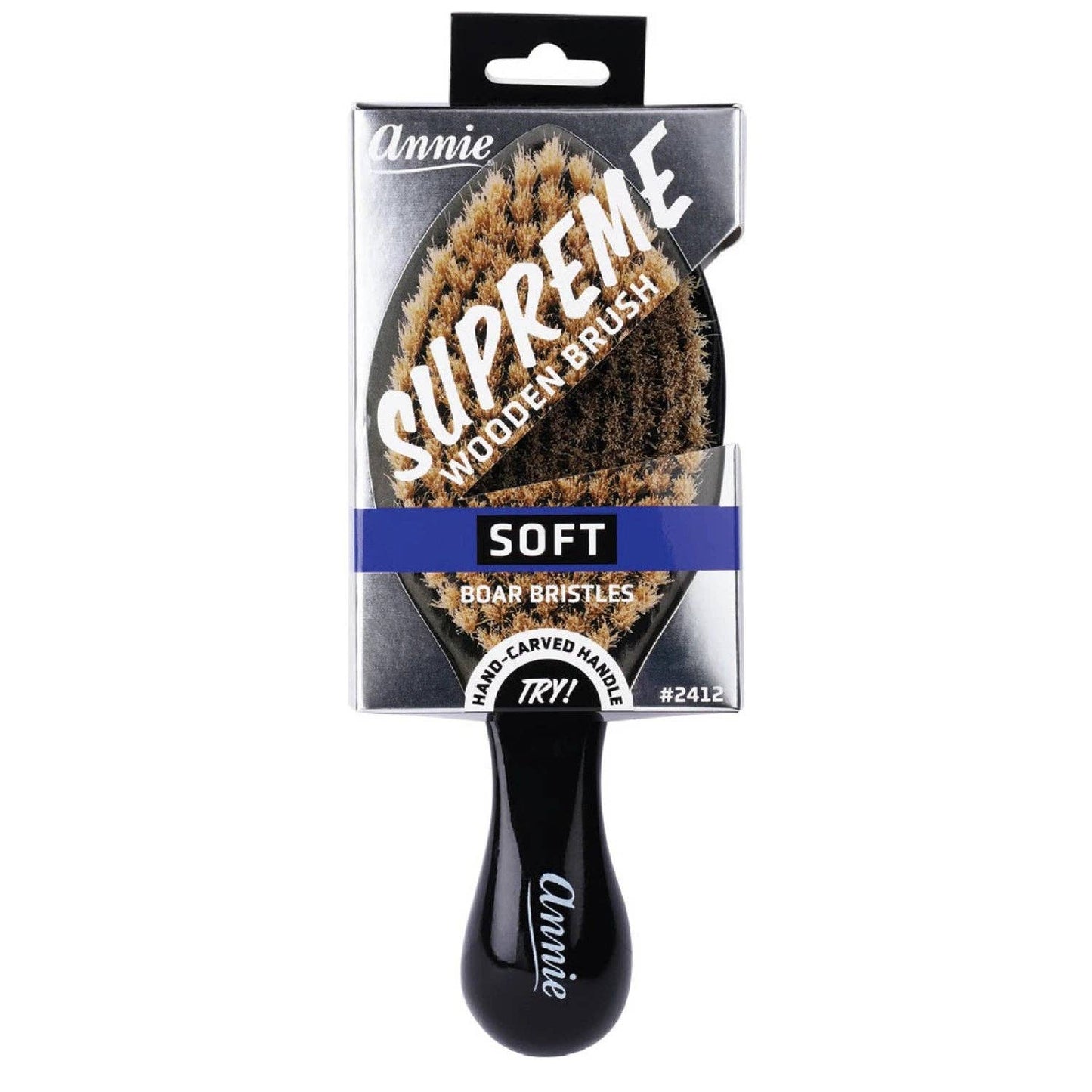 Annie International, Inc. - Annie Supreme Club Brush Soft Boar Bristles
