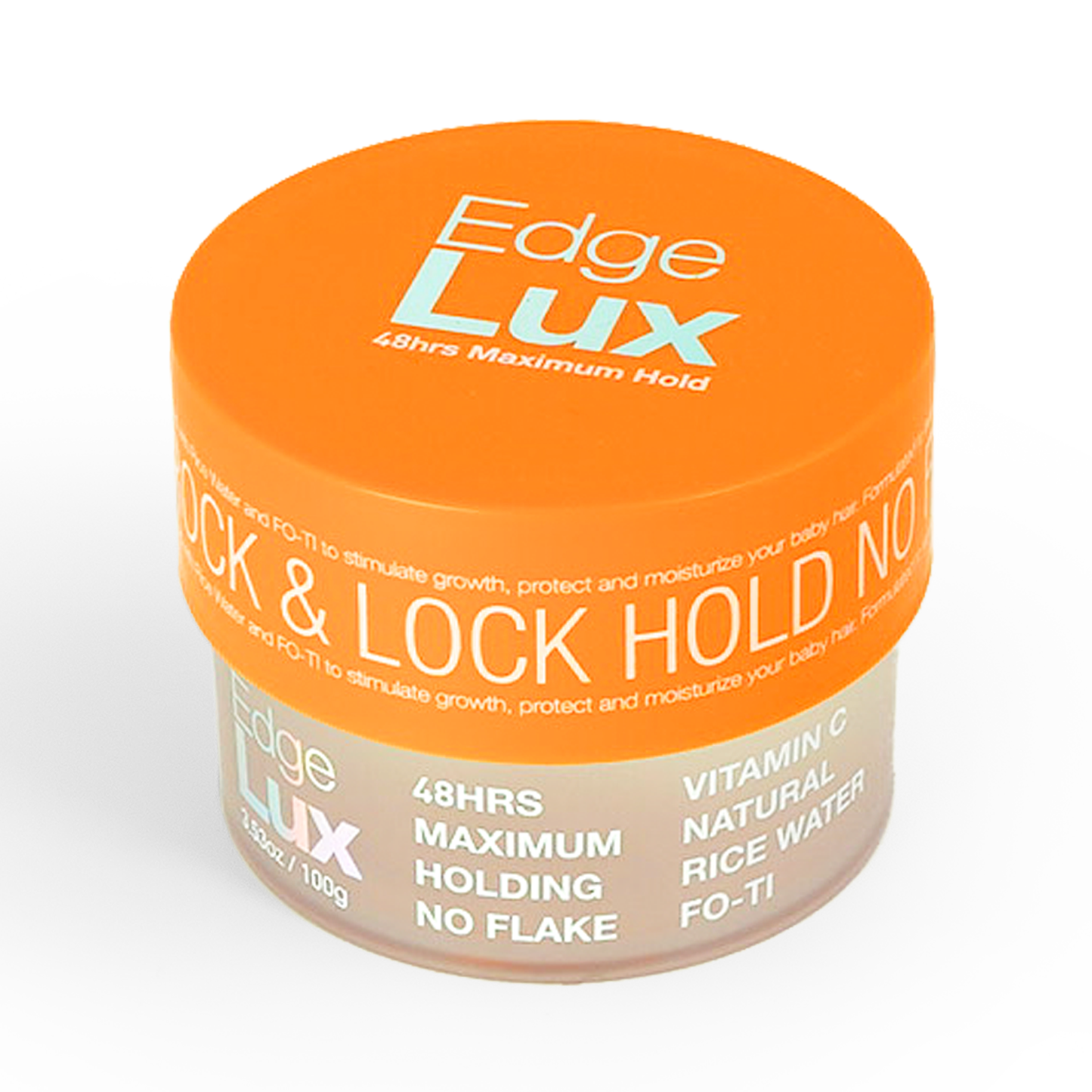 SM Beauty LLC - Lux Collection Edge Lux Edge Control Wax 48Hour Maximum Hold: Pineapple / 100g (12pc)