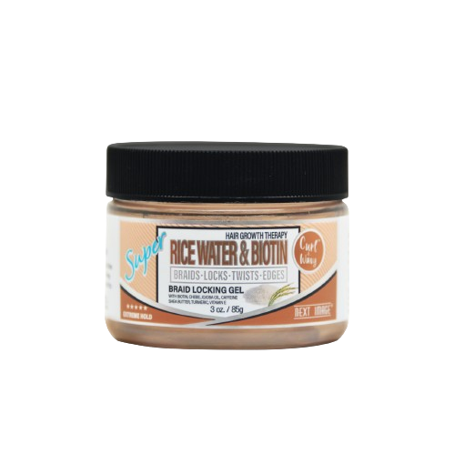 ON Natural USA - NEXT IMAGE - Braid Locking Gel Super Hold [Rice Water]: 3oz