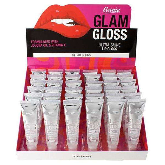 Annie - Annie Glam Gloss Lipgloss Display 0.5fl oz/15ml - clear