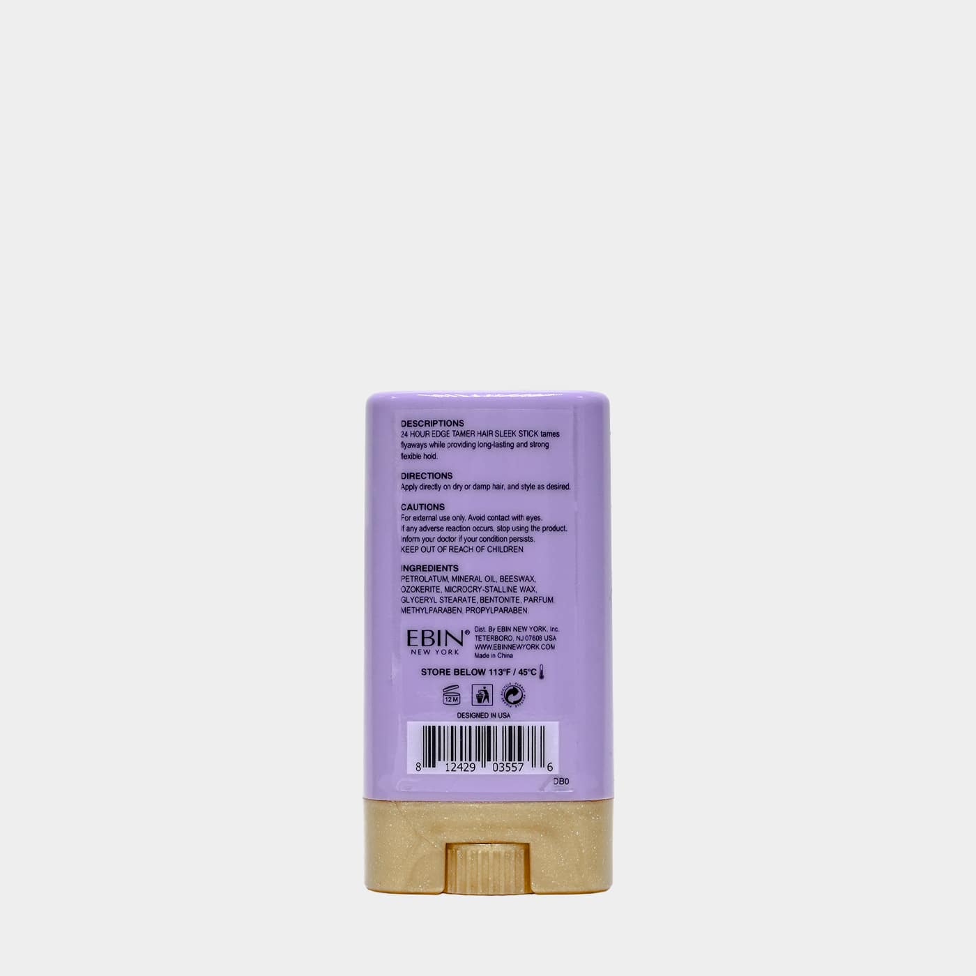 EBIN NEW YORK - 24 Hour Edge Tamer Sleek Hair Wax Stick - Original (0.53oz): 0.5oz