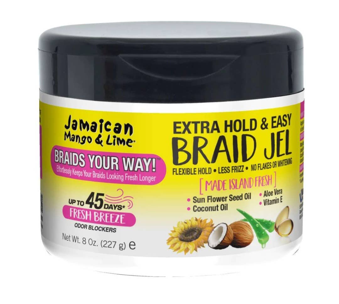 Jamaican Mango “Braids Your Way” Jel Extra Hold – 8 oz