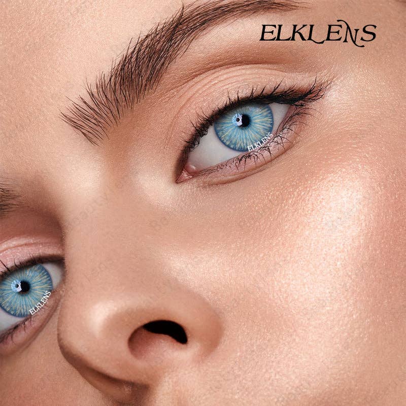 ELKLENS New York Blue S Colored Contact Lenses