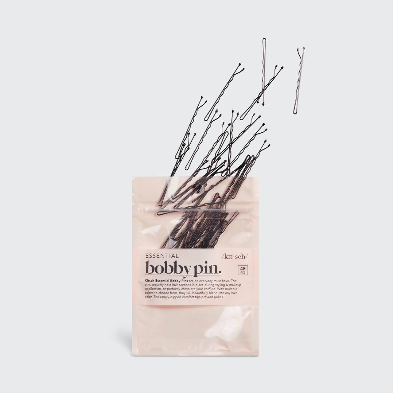 KITSCH - Essential Bobby Pins 45pc - Black