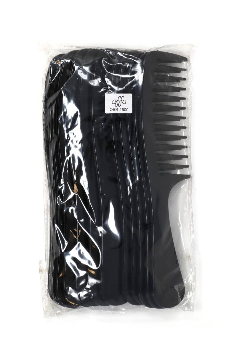 OFFA OBR1500 Rake Wide Tooth Comb - 12pc