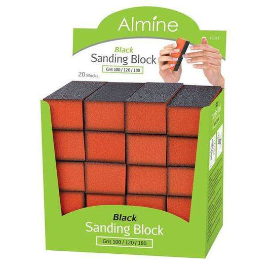 Annie - Almine Black Sanding Block Grit 100/120/180