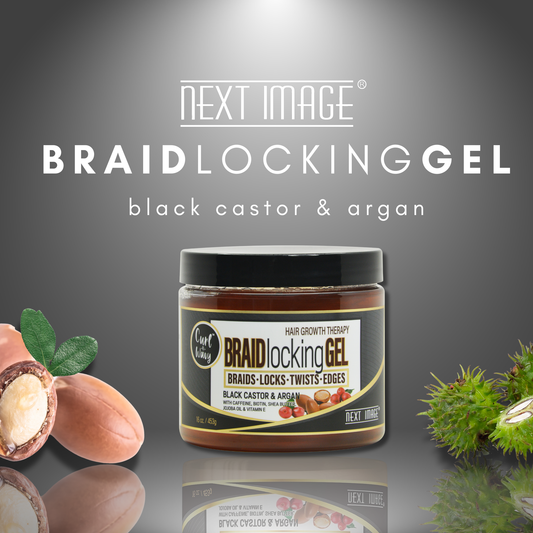 ON Natural USA - NEXT IMAGE - Braid Locking Gel [Black Castor & Argan]: 16oz