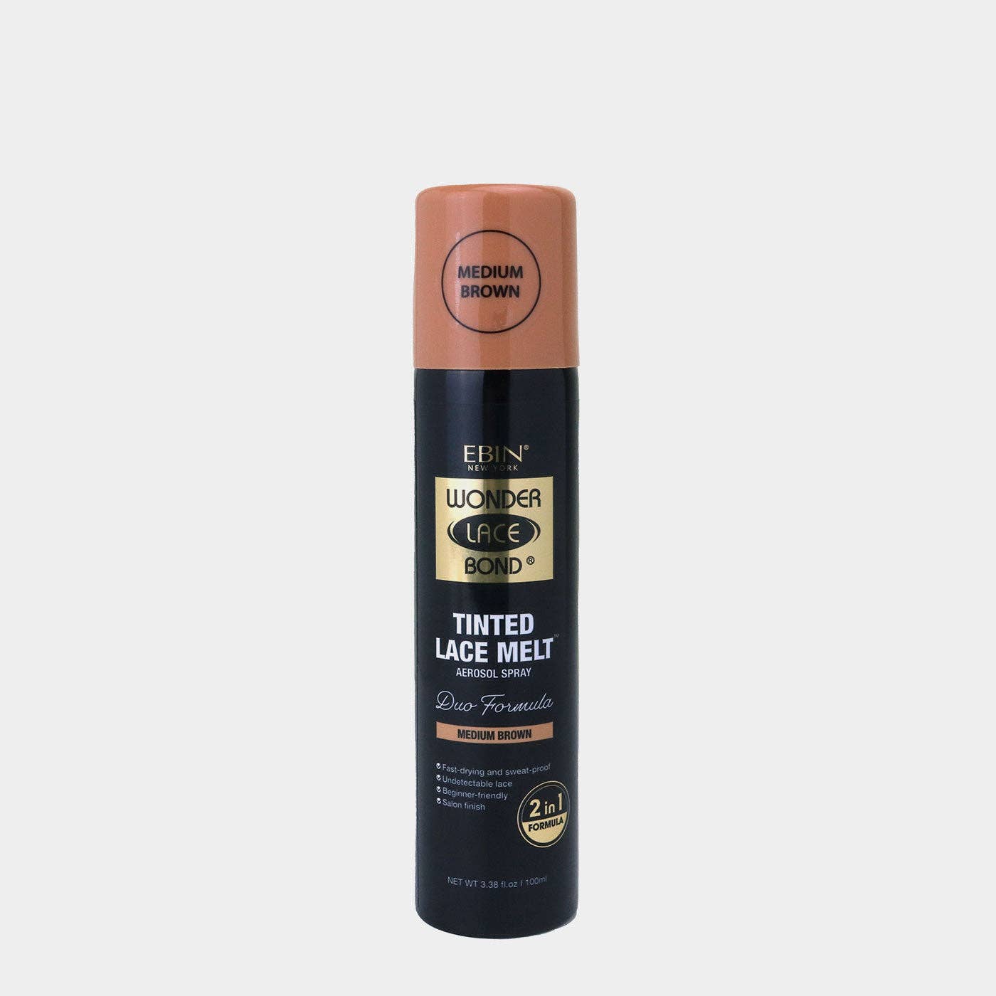 EBIN NEW YORK - Wonder Bond Tinted Lace Melt Aerosol Spray: Medium Dark Brown