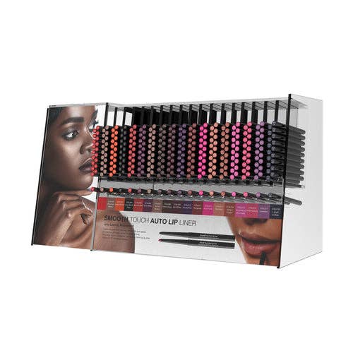 SM Beauty LLC - Sistar Smooth Touch Auto Lip Liner - Acrylic Display: STAL007 Earthy Brown (6 pieces)