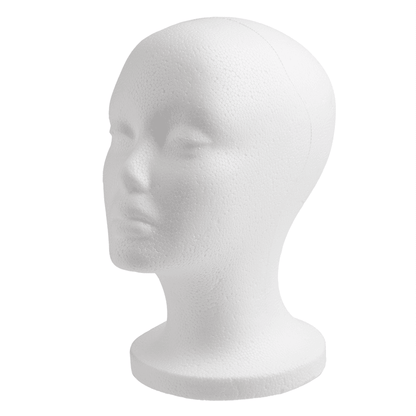 Annie Polystyrene Foam Wig Head 10.5" Tall