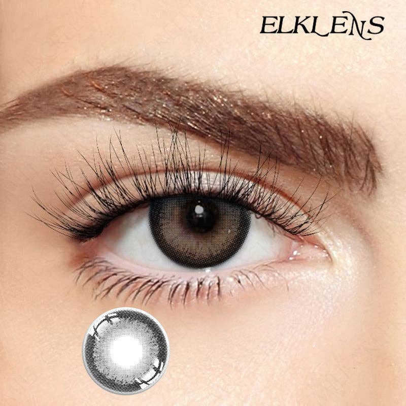 ELKLENS Dance Grey Colored Contact Lenses