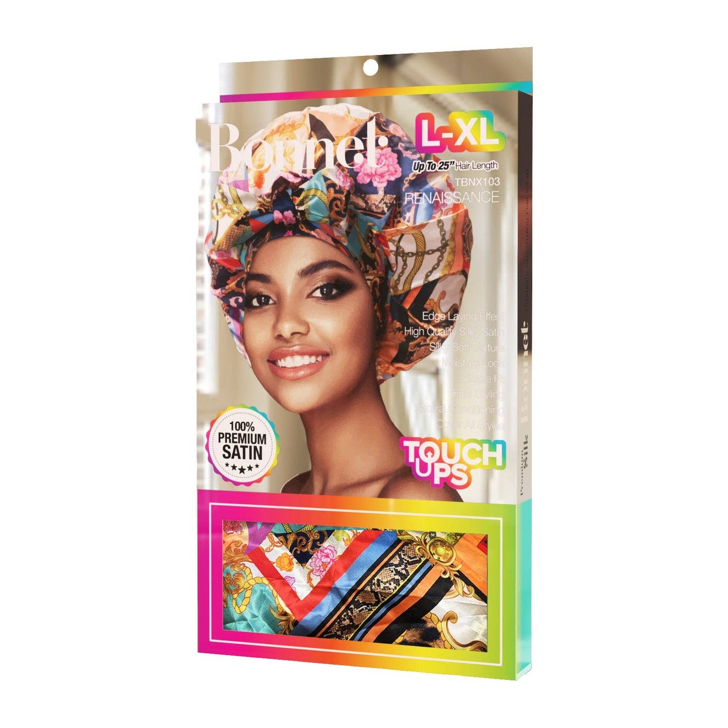 SM Beauty LLC - TouchUps - Bonnet | L-XL: TBNX101 25" LEOPARD (6PCS)