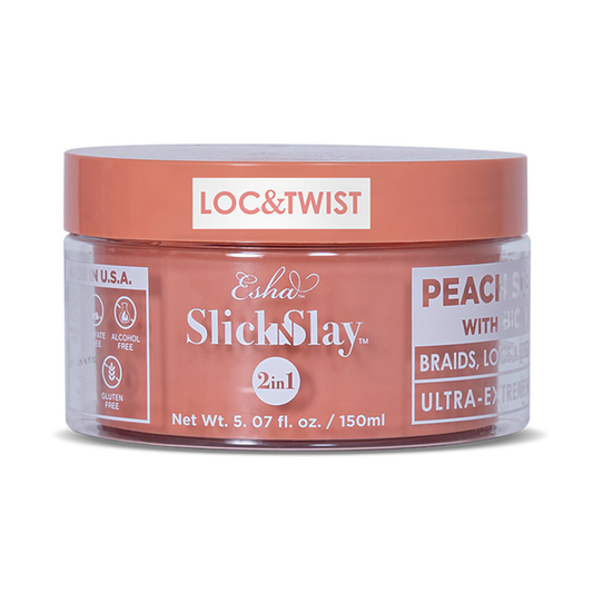 Esha Girl - Slick N Slay Braid & Edge Hair Styling Gel: Peach & Biotin / 150ML