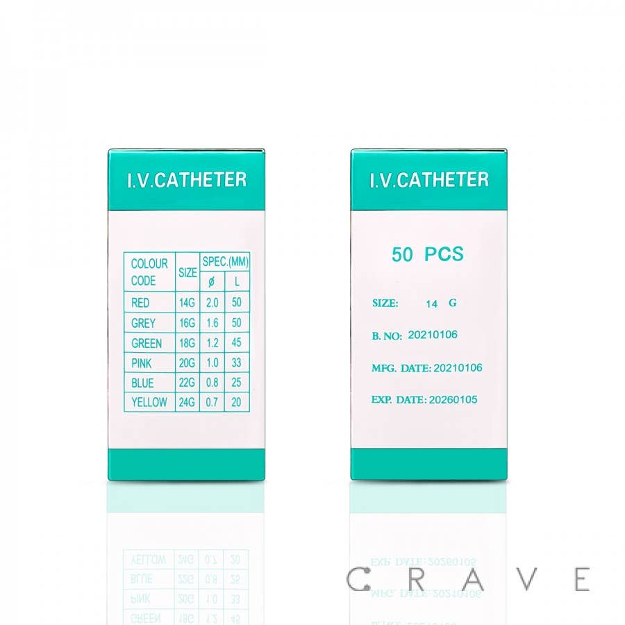 DISPOSABLE I.V.CATHETER CANNULA PIERCING NEEDLES: 18GA (1.0MM)