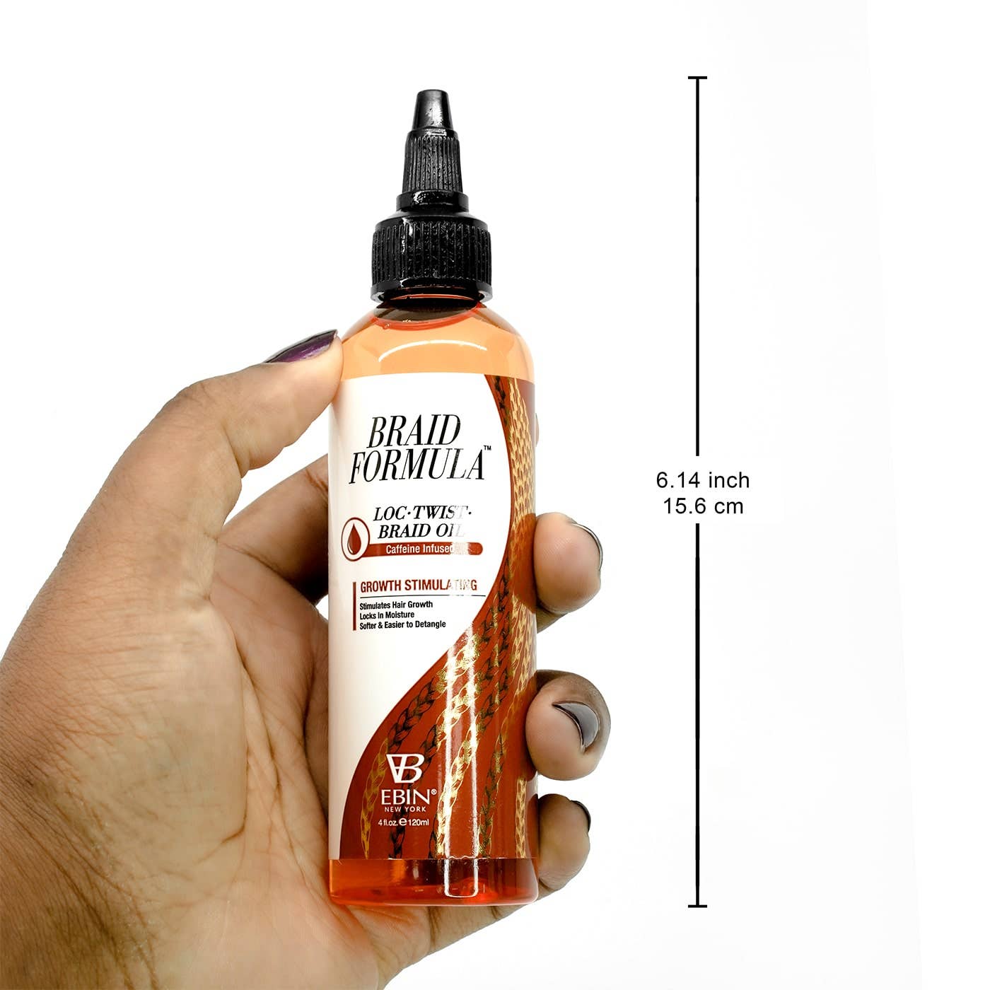 BRAID FORMULA LOC. TWIST. BRAID OIL (4OZ/120ML) - ANTI-BREAKAGE