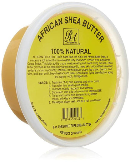 RA Cosmetics, LLC - 100% African Shea Butter Yellow 8 oz